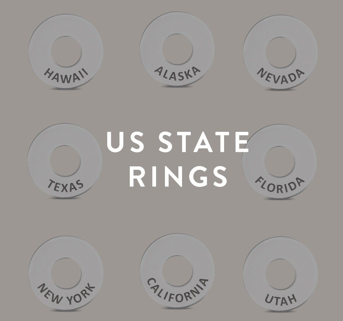 US State Rings