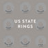 US State Rings