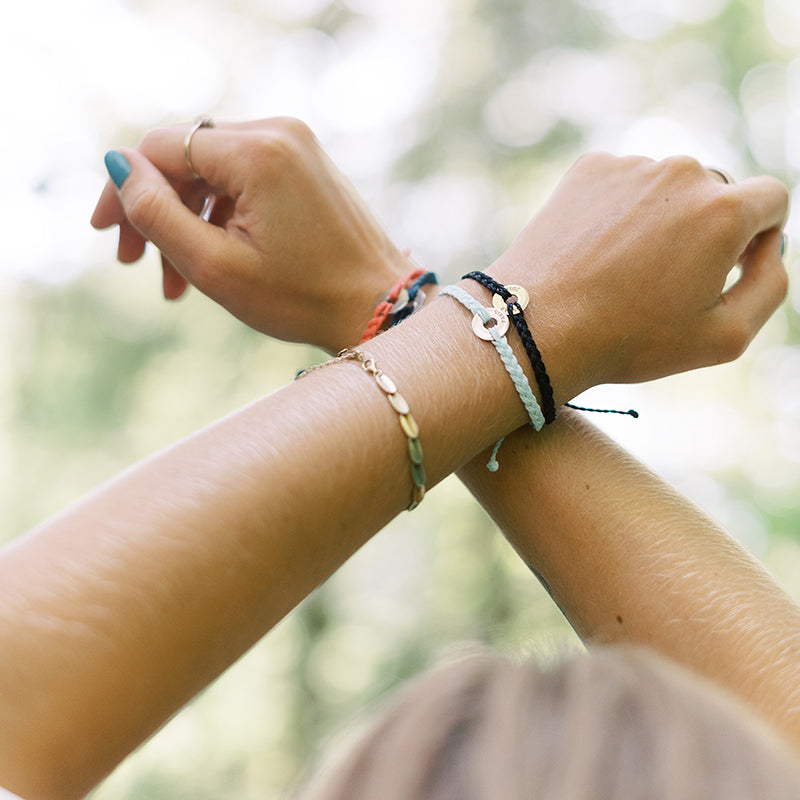 Set of 4 Bracelets: Custom Woven Loom Adjustable Waterproof Bracelet, 1  camp, 2 Tila Bracelets… Let us Create a custom bracelet set for you! – Just  Bead It
